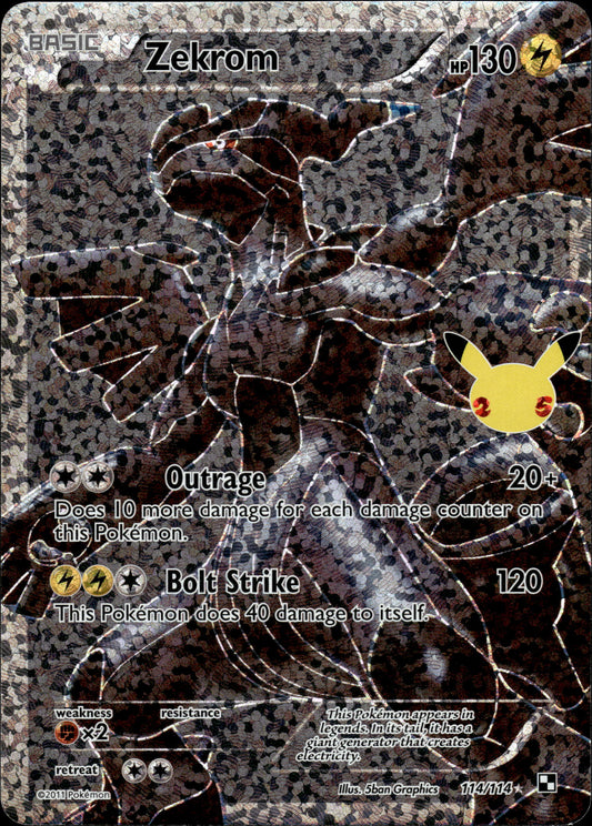Zekrom - Celebrations 114/114 - Pokemon