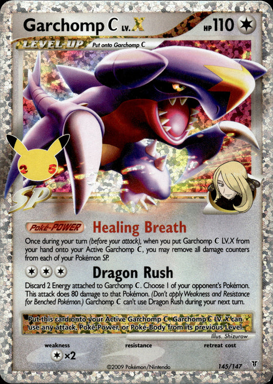 Garchomp C LV.X - Celebrations 145/147 - Pokemon