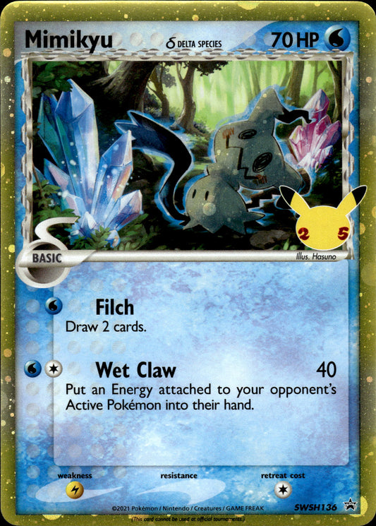 Mimikyu - Black Star Promo SWSH136 - Pokemon