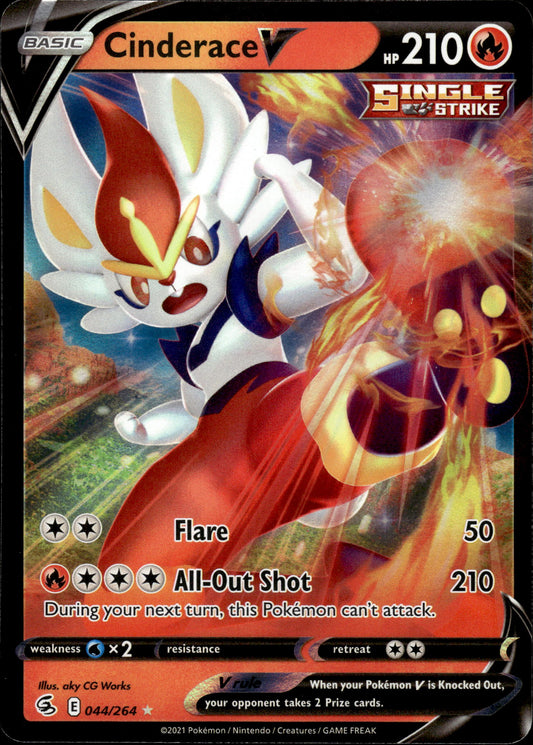 Cinderace V - Fusion Strike 044/264 - Pokemon