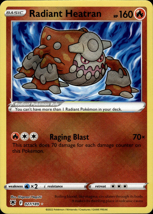 Radiant Heatran - Astral Radiance 027/189 - Pokemon
