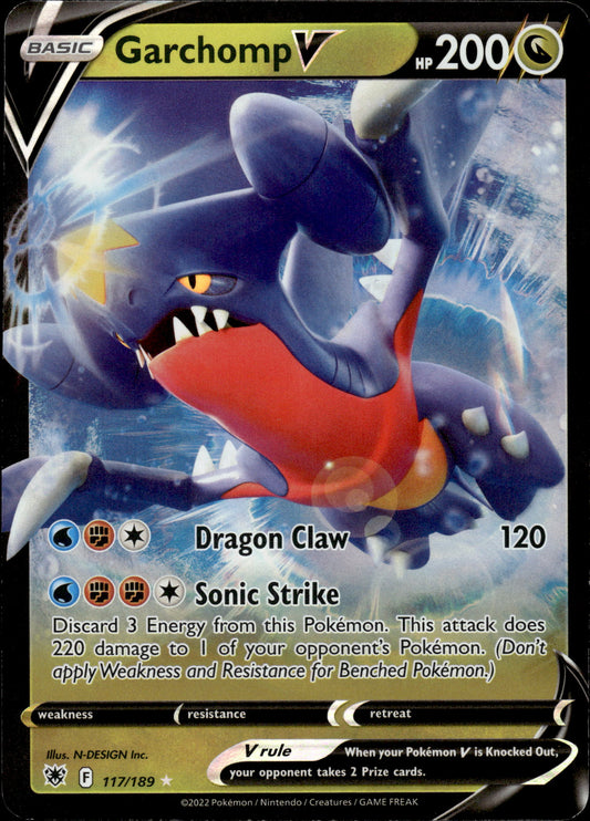Garchomp V - Astral Radiance 117/189 - Pokemon