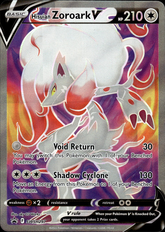 Hisuian Zoroark V - Black Star Promo SWSH297 - Pokemon
