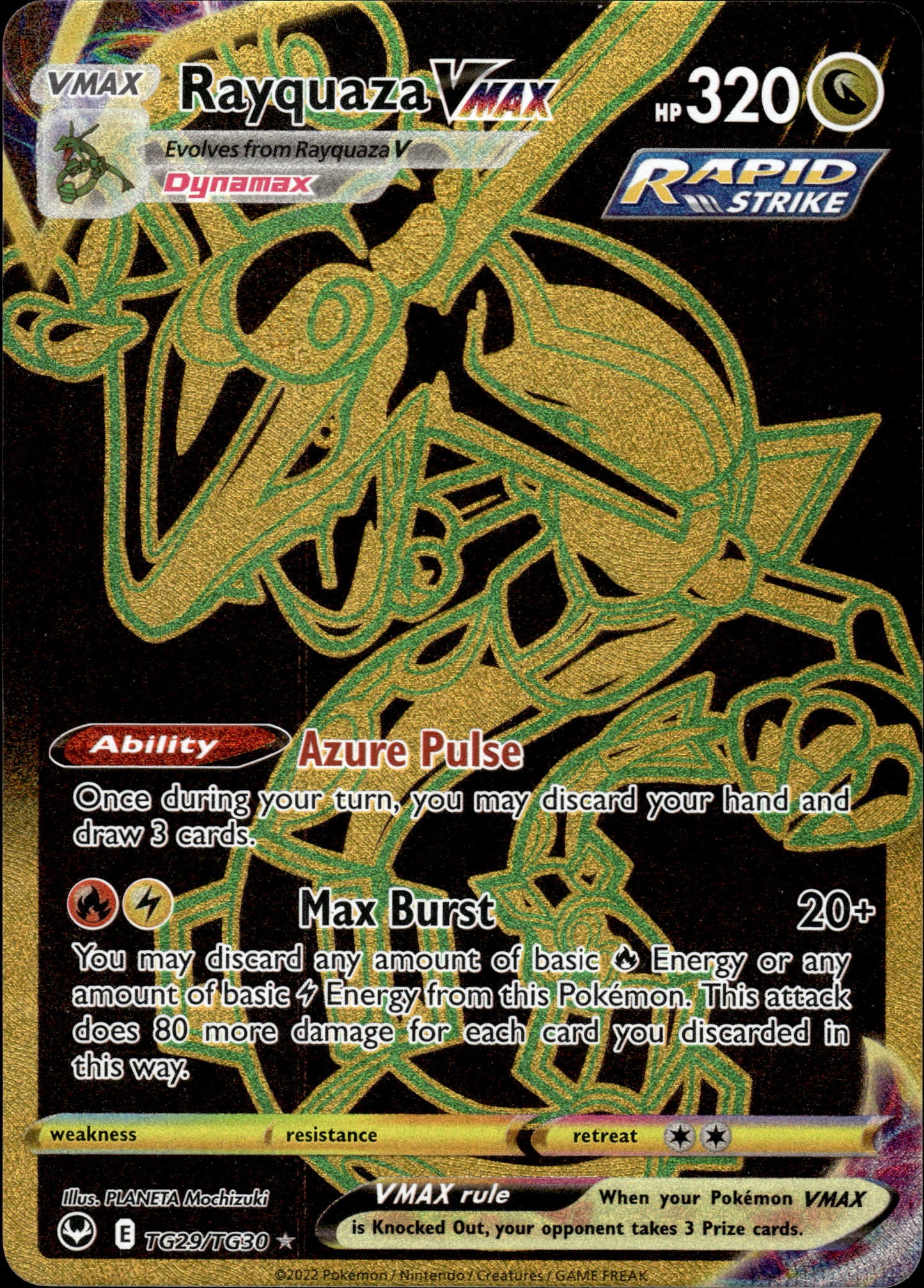 Rayquaza VMAX - Silver Tempest TG29/TG30 - Pokemon