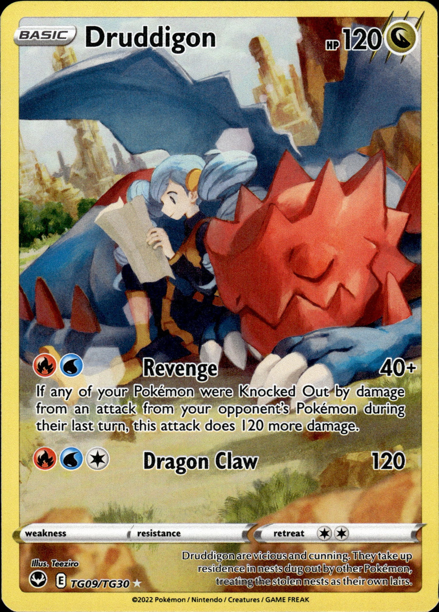 Druddigon - Silver Tempest TG09/TG30 - Pokemon