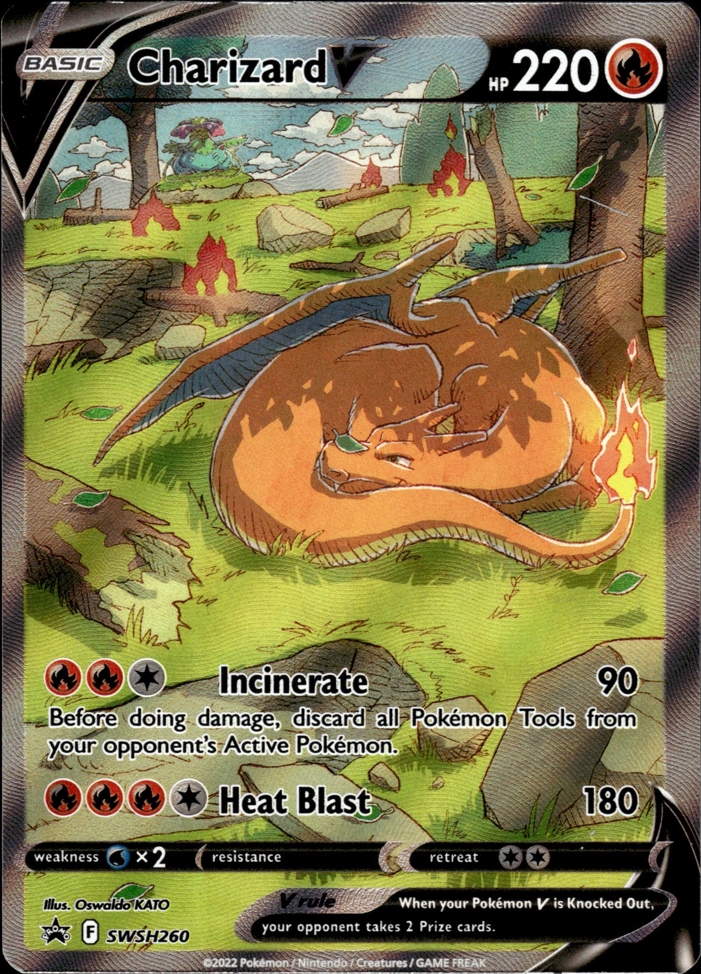 Charizard V - Black Star Promo SWSH260 - Pokemon