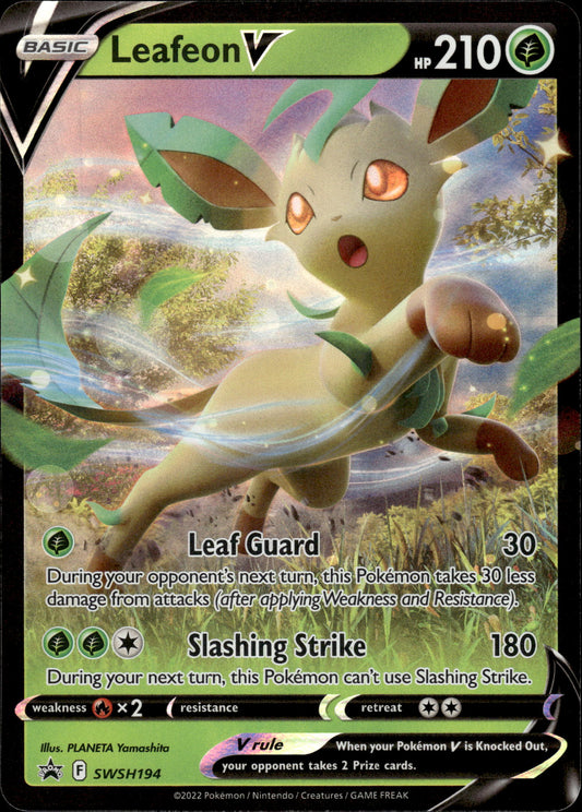 Leafeon V - Black Star Promo SWSH194 - Pokemon