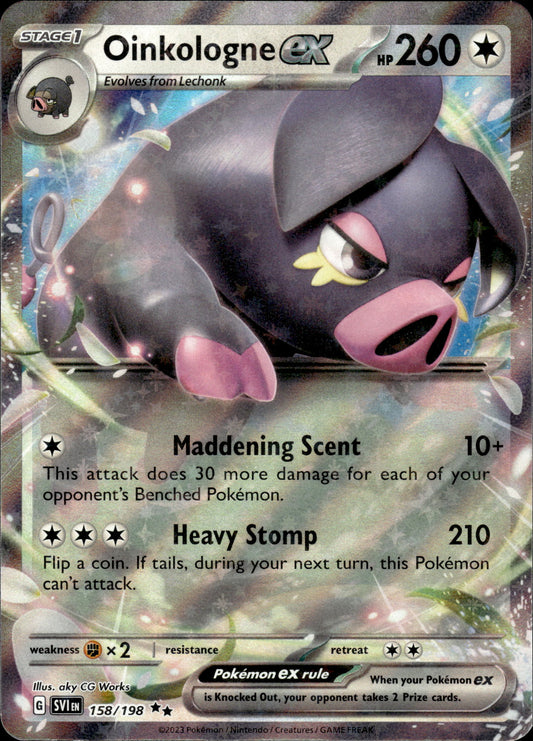 Oinkologne ex - Scarlet & Violet 058/198 - Pokemon