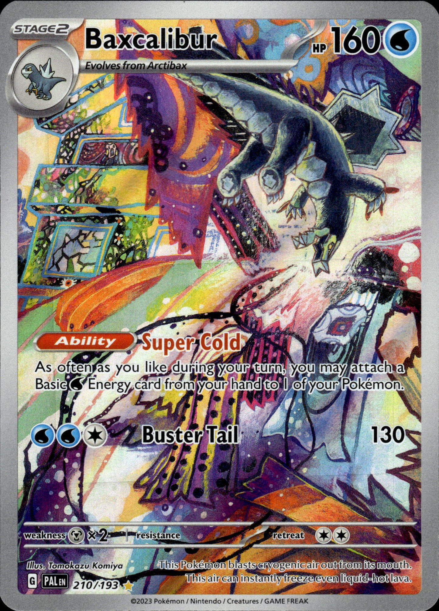 Baxcalibur - Paldea Evolved 210/193 - Pokemon