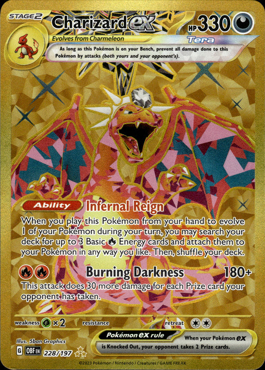 Charizard ex - Obsidian Flames 228/197 - Pokemon