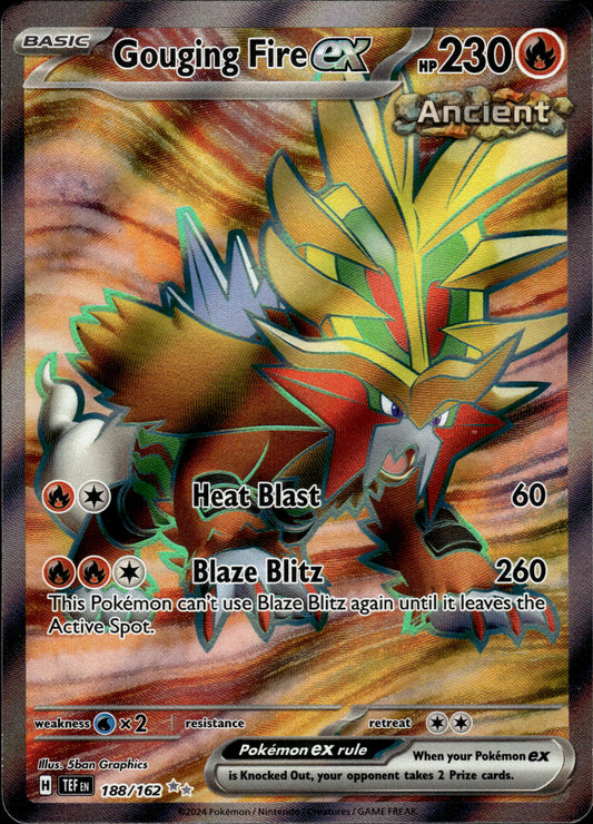 Gouging Fire ex - Temporal Forces 188/162 - Pokemon