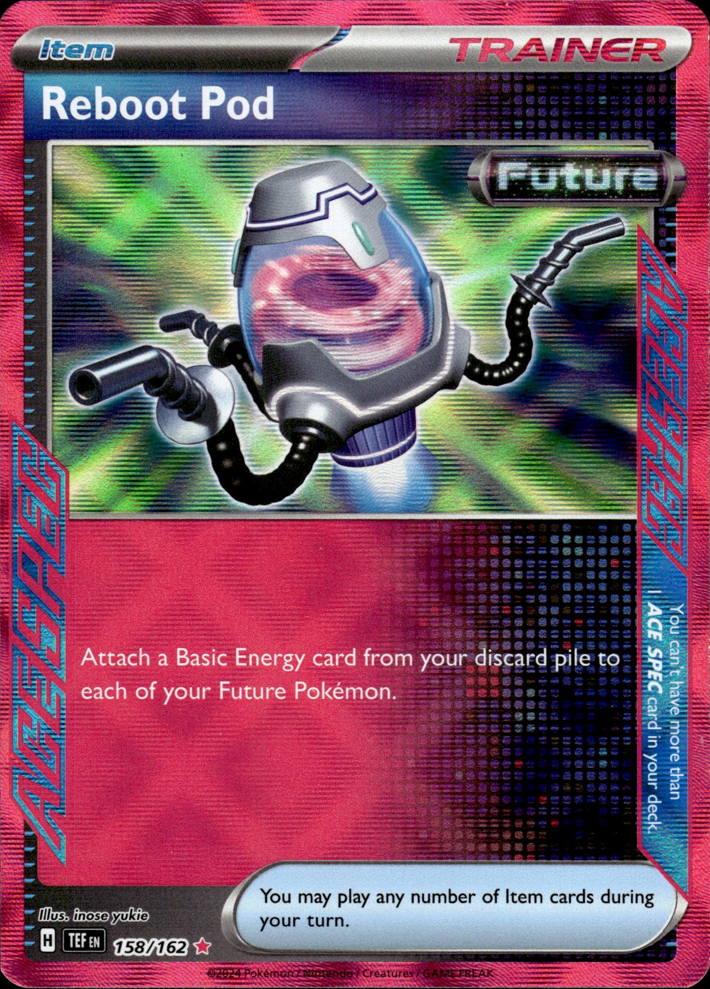 Reboot Pod - Temporal Forces 158/162 - Pokemon