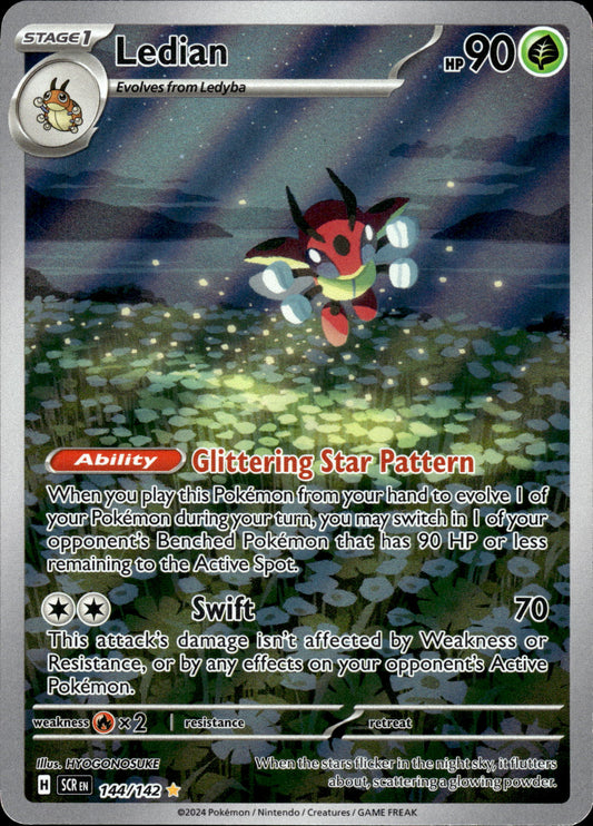 Ledian - Stellar Crown 144/142 - Pokemon
