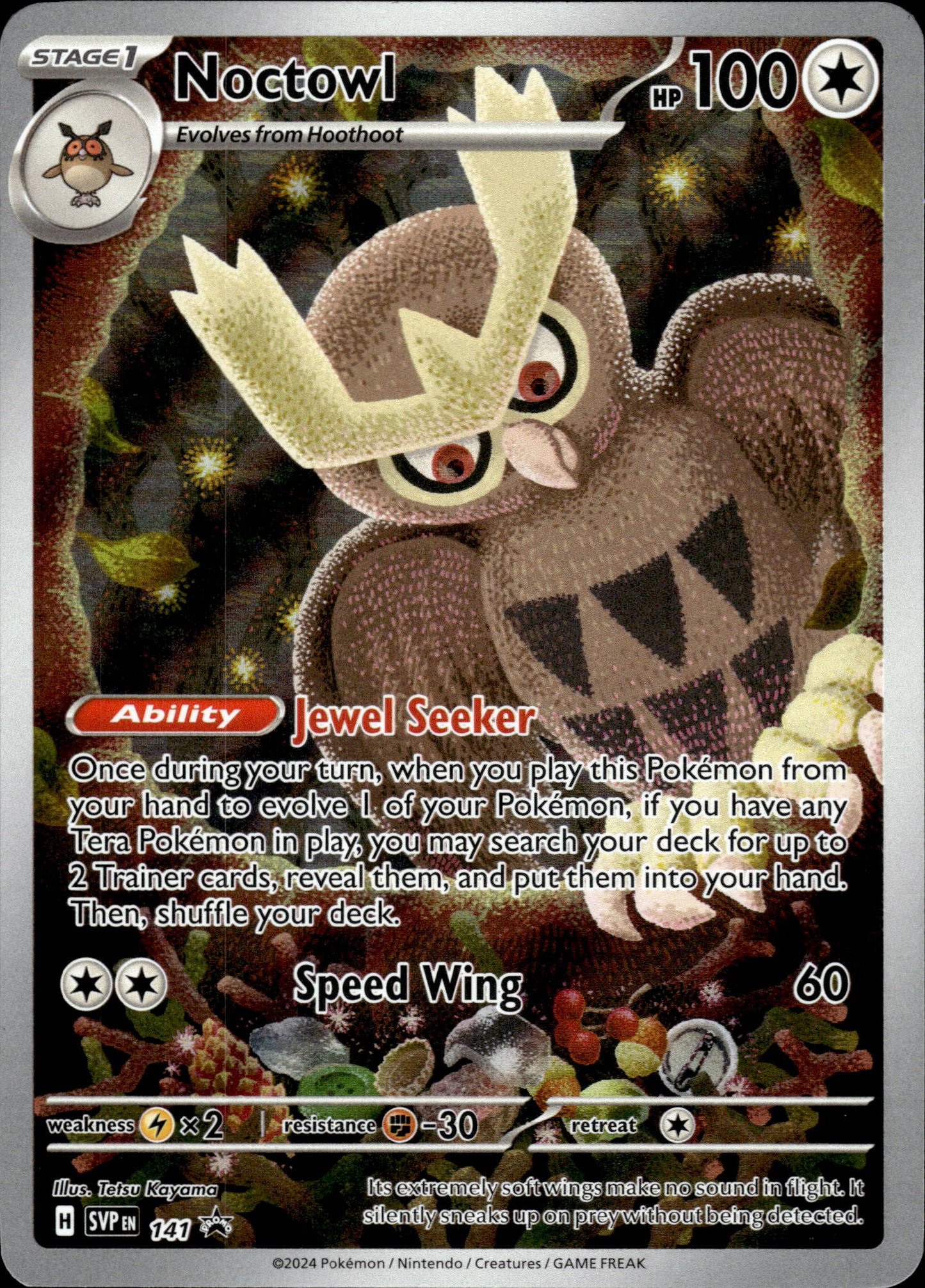 Noctowl - Black Star Promo SVP 141 - Pokemon
