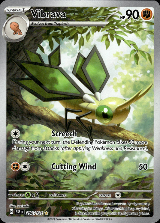 Vibrava - Surging Sparks 206/191 - Pokemon