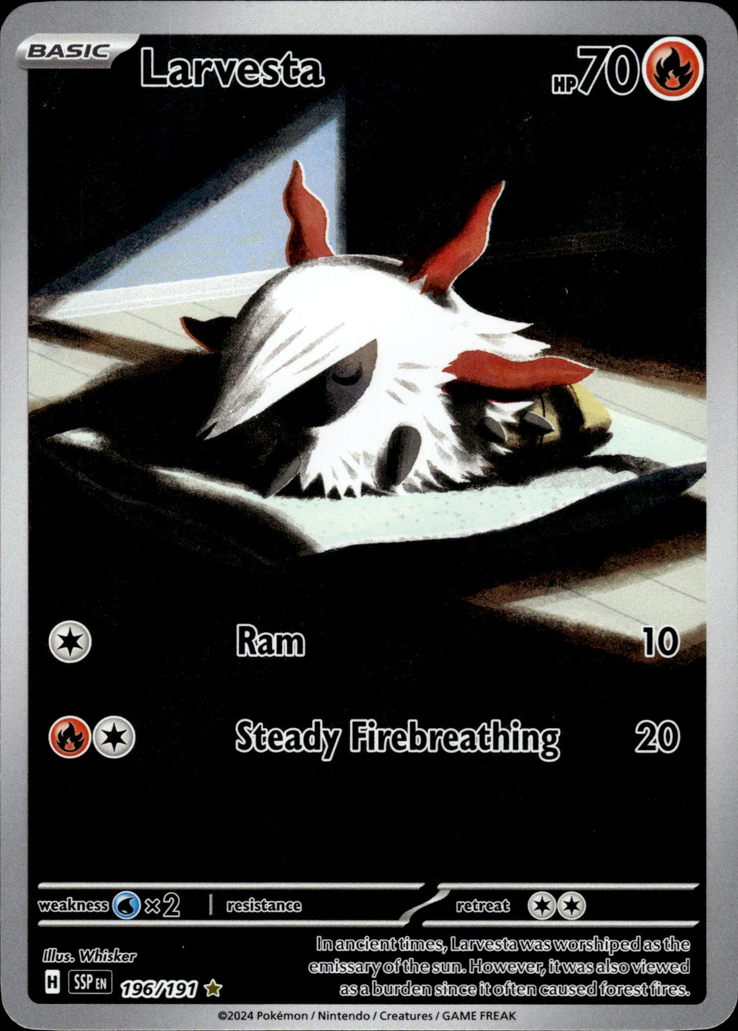 Larvesta - Surging Sparks 196/191 - Pokemon