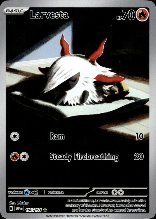 Larvesta - Surging Sparks 196/191 - Pokemon
