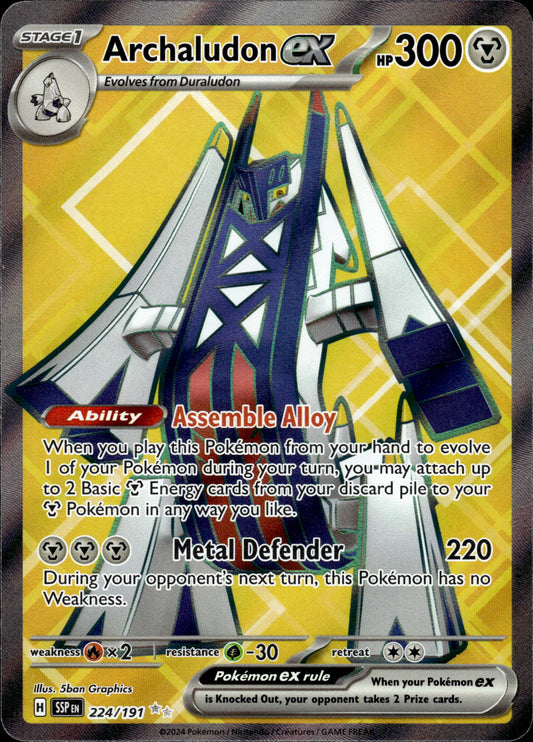 Archaludon ex - Surging Sparks 224/191 - Pokemon