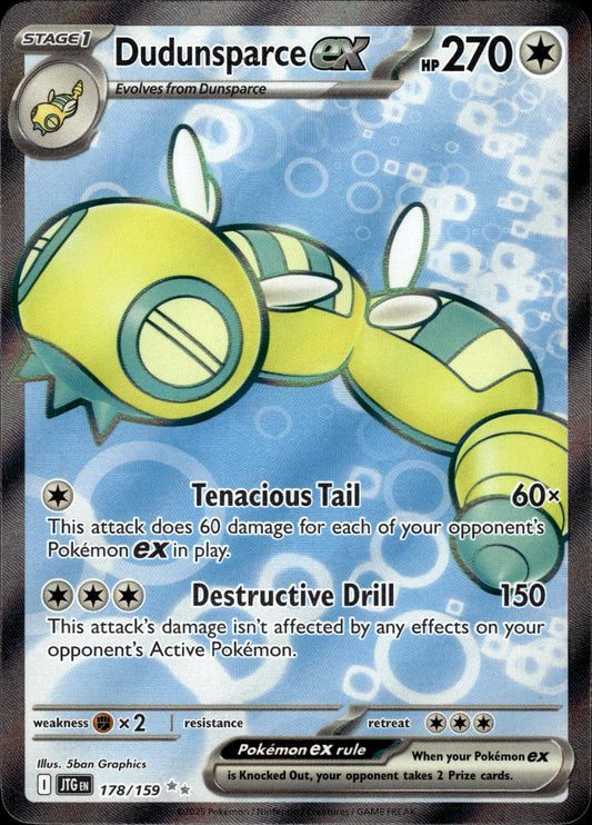 Dudunsparce ex - Journey Together 178/159 - Pokemon