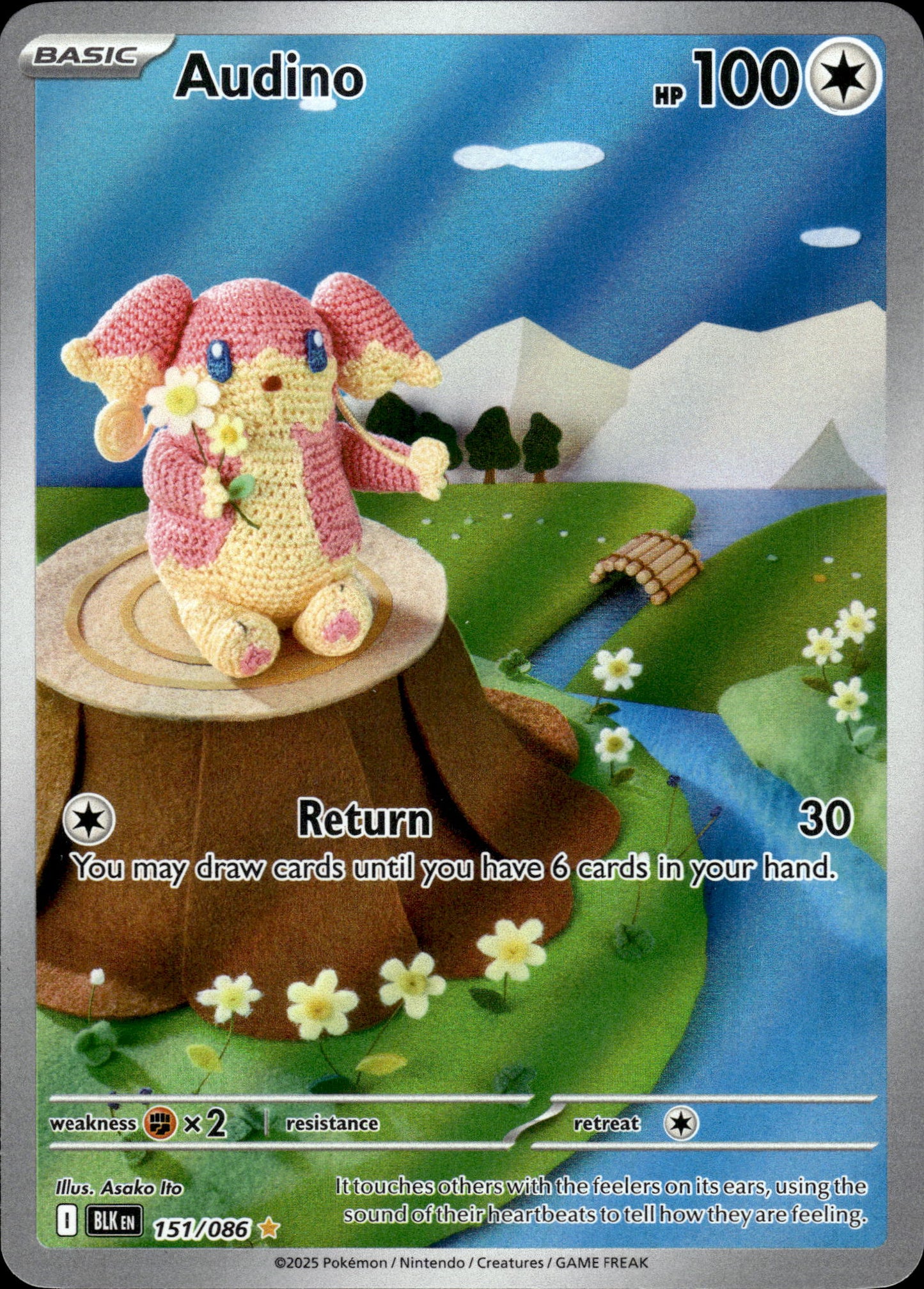 Audino - Black Bolt 151/086 - Pokemon