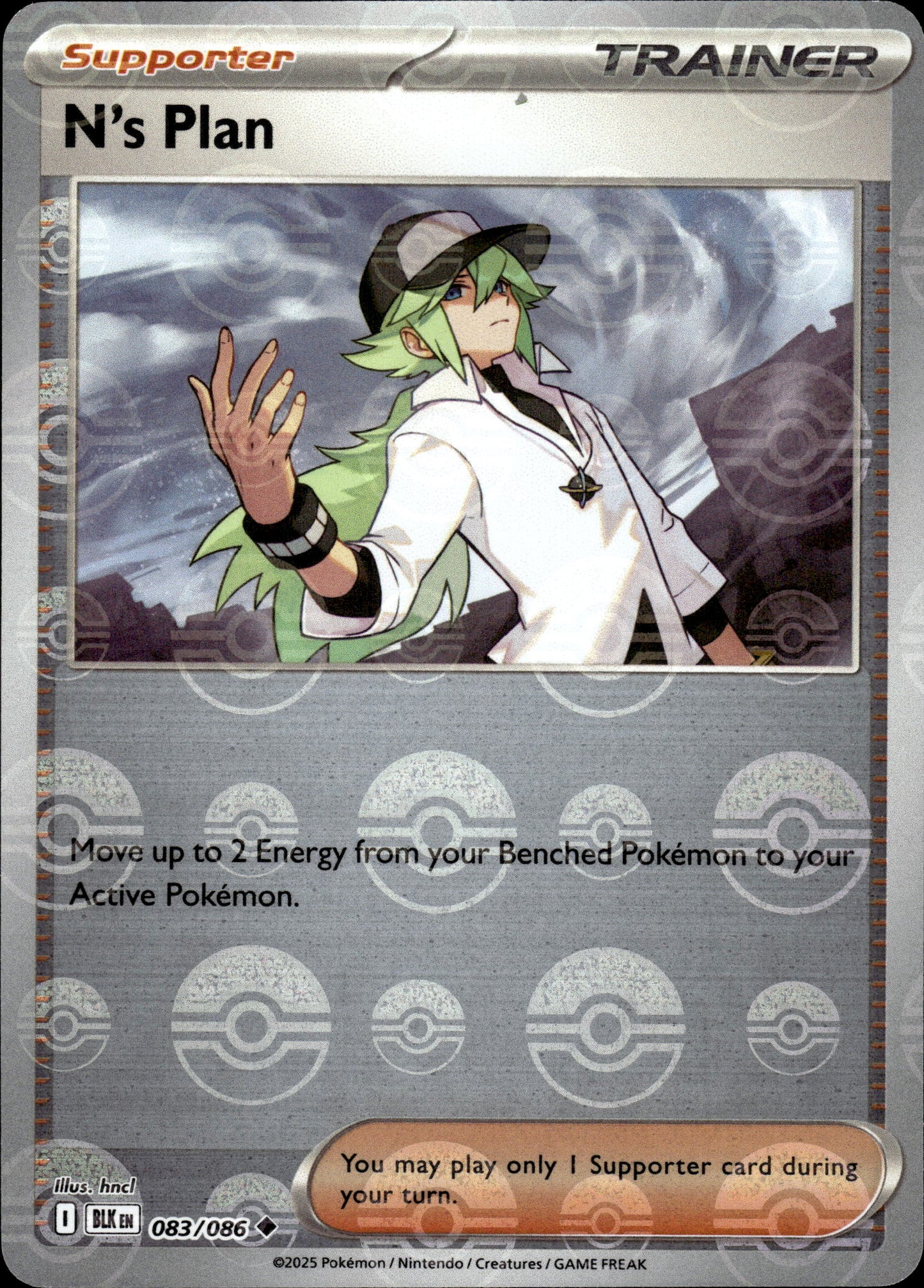 N's Plan - Pokeball - Black Bolt 083/086 - Pokemon