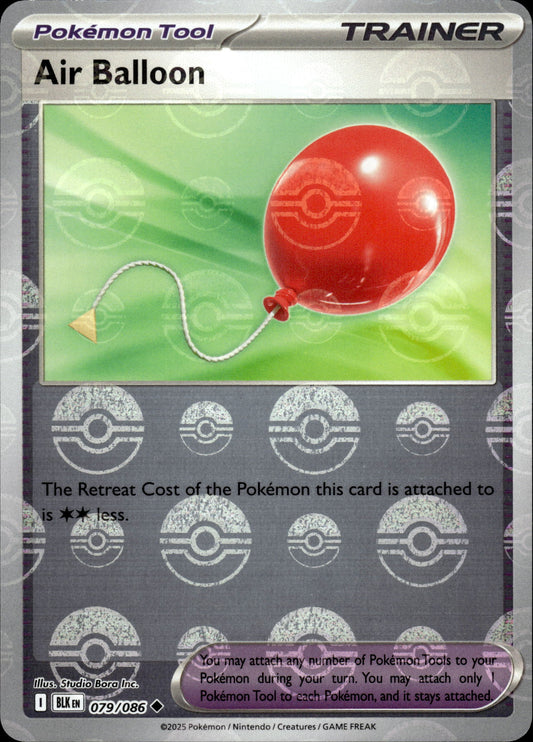 Air Balloon - Pokeball - Black Bolt 079/086 - Pokemon