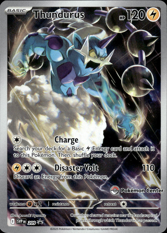 Thundurus - Pokemon Center - Black Star Promo SVP 209 - Pokemon