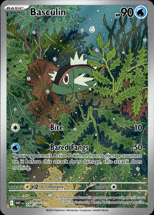 Basculin - White Flare 108/086 - Pokemon