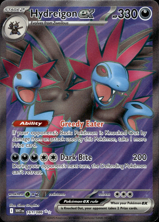 Hydreigon ex - White Flare 161/086 - Pokemon