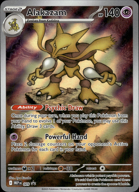 Alakazam - Black Star Promo MEP 009 - Pokemon