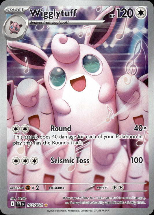 Wigglytuff - Phantasmal Flames 105/094 - Pokemon