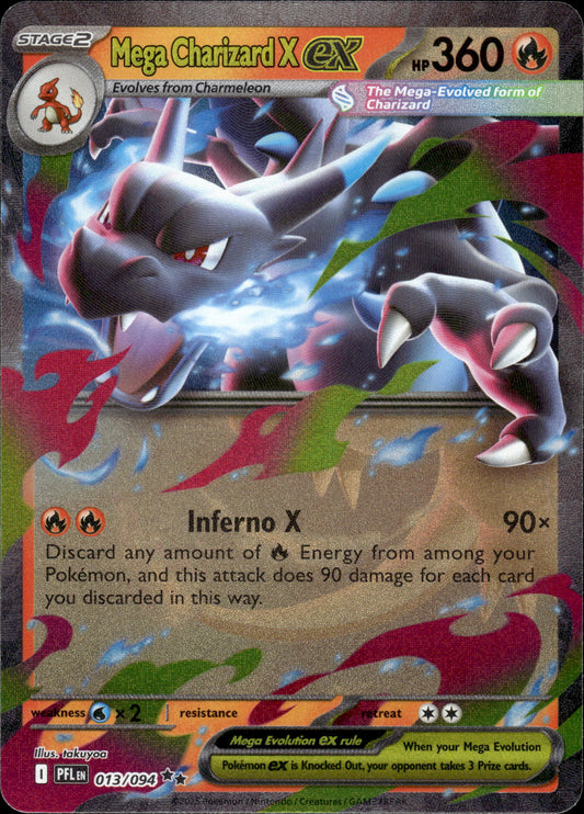 Mega Charizard X ex - Phantasmal Flames 013/094 - Pokemon