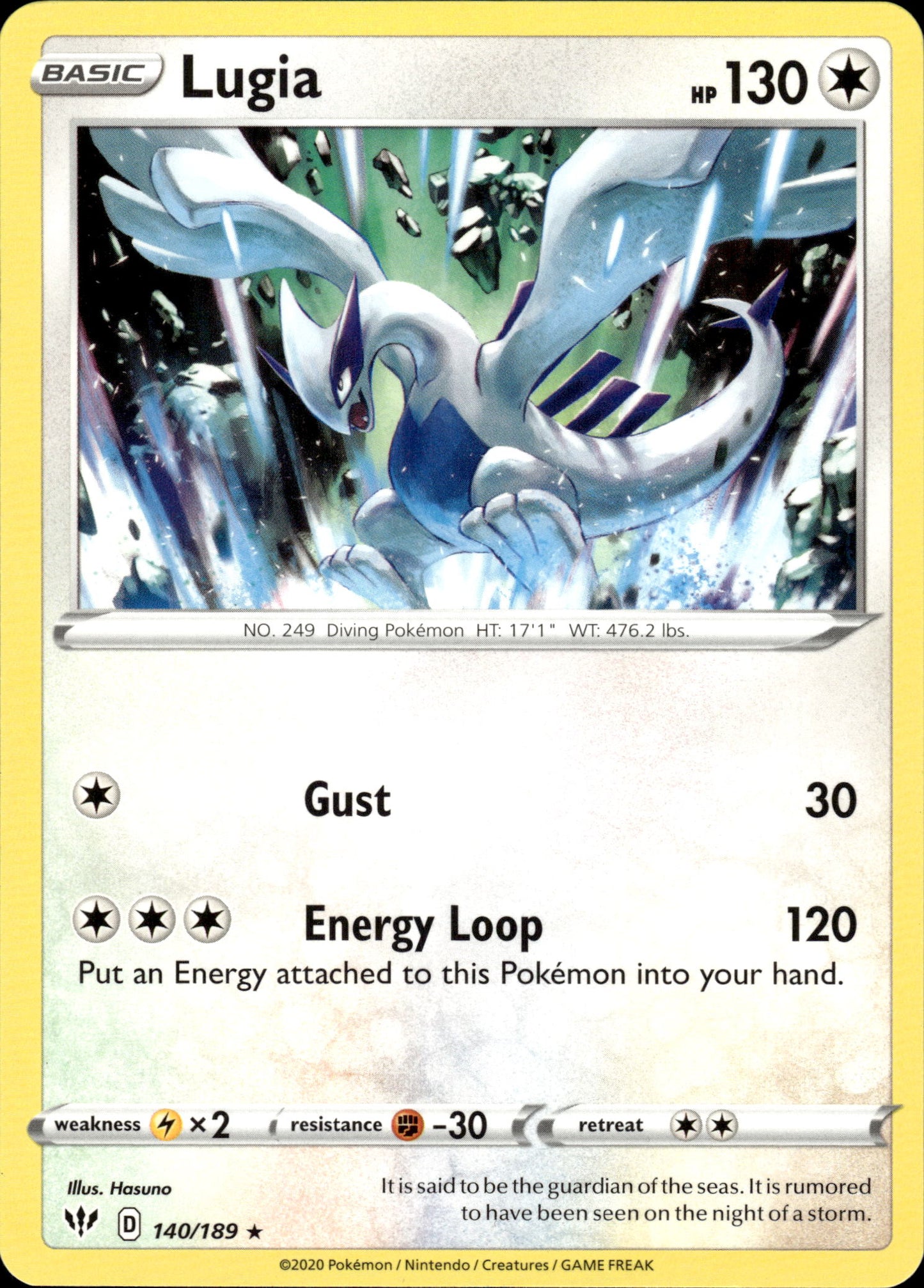 Lugia - Darkness Ablaze 140/189 - Pokemon