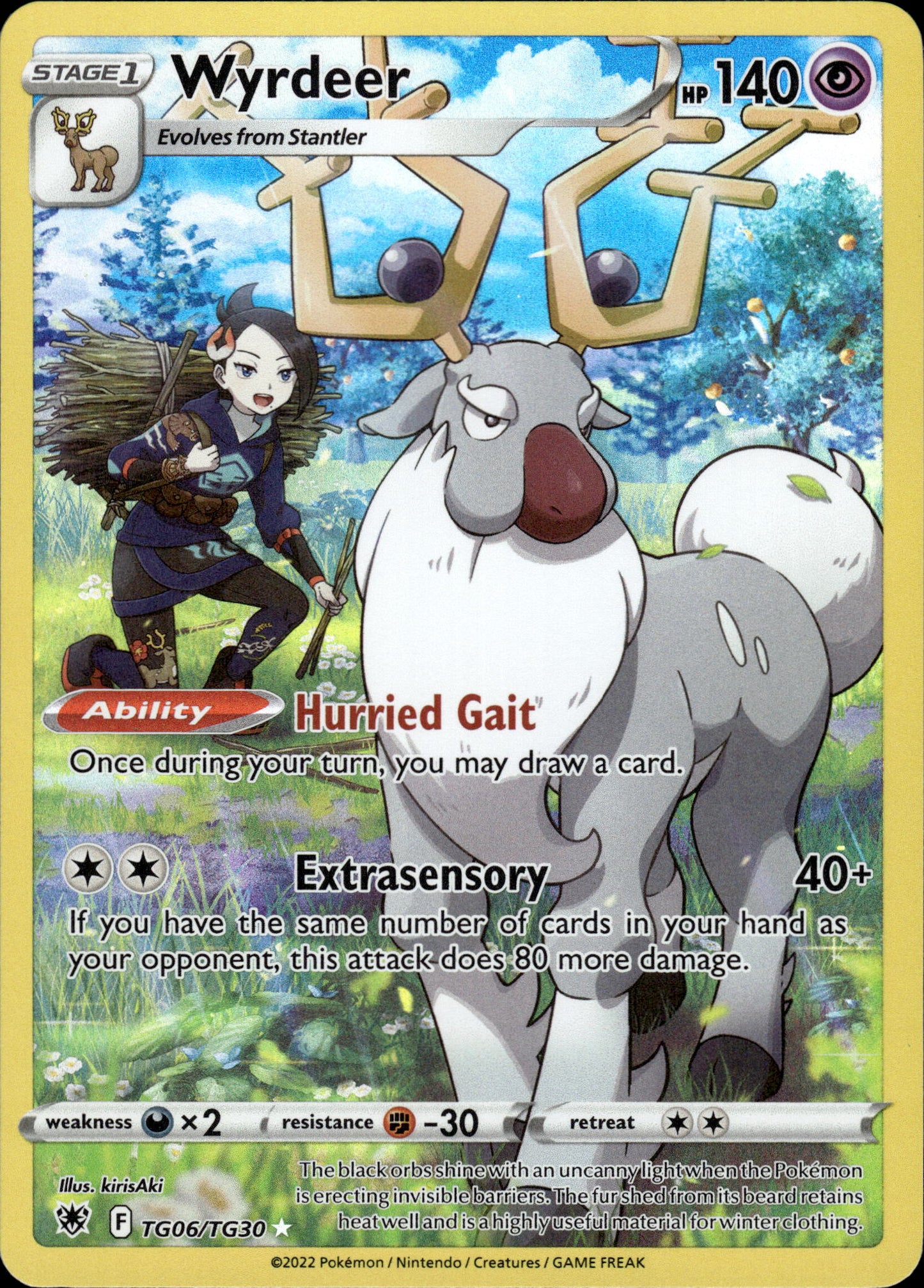 Wyrdeer - Astral Radiance TG06/TG30 - Pokemon