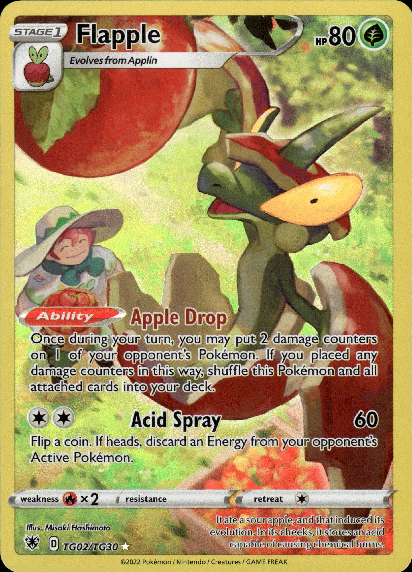 Flapple - Astral Radiance TG02/TG30 - Pokemon