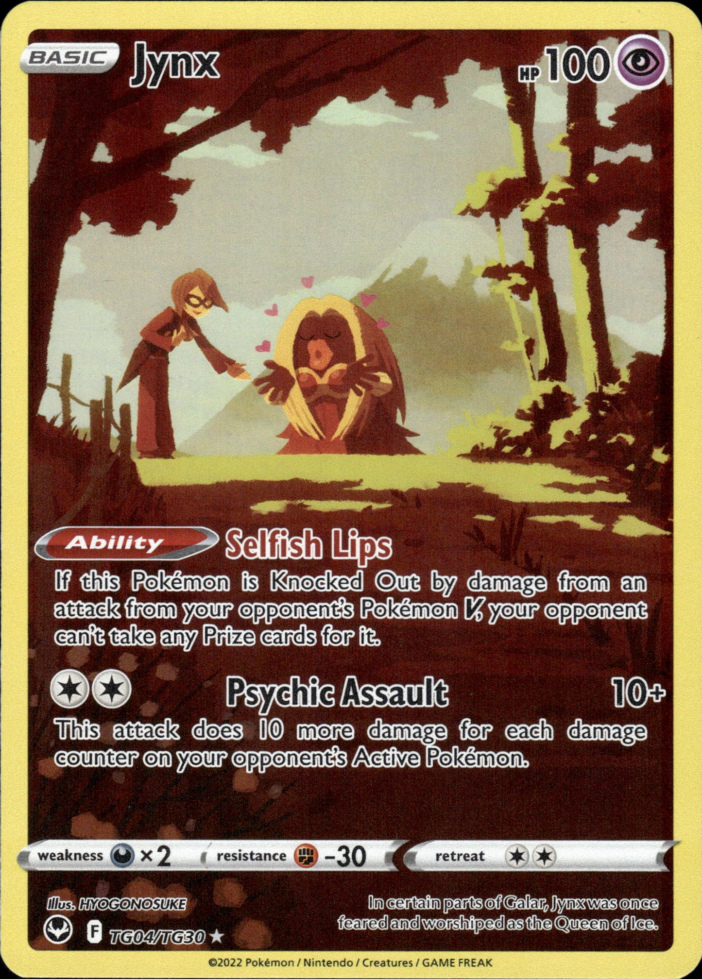 Jynx - Silver Tempest TG04/TG30 - Pokemon