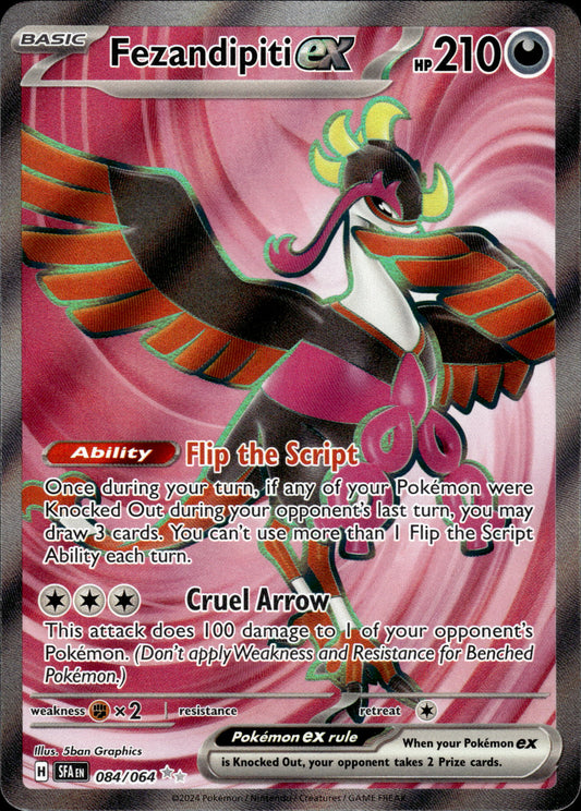 Fezandipiti ex - Shrouded Fable 084/064 - Pokemon