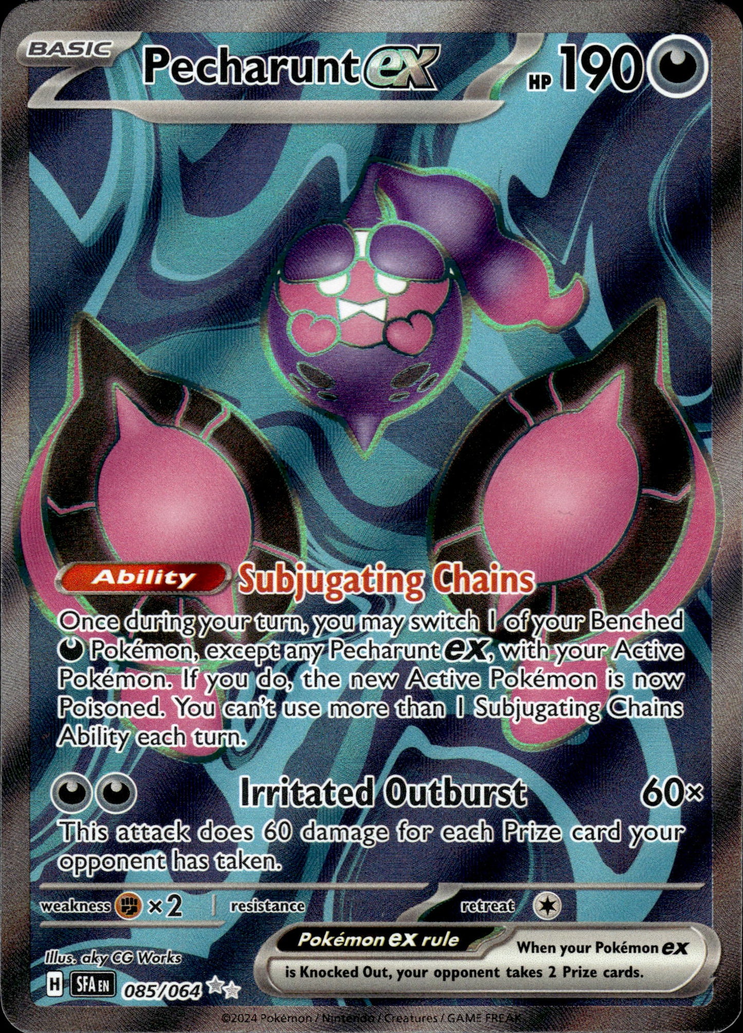 Pecharunt ex - Shrouded Fable 085/064 - Pokemon