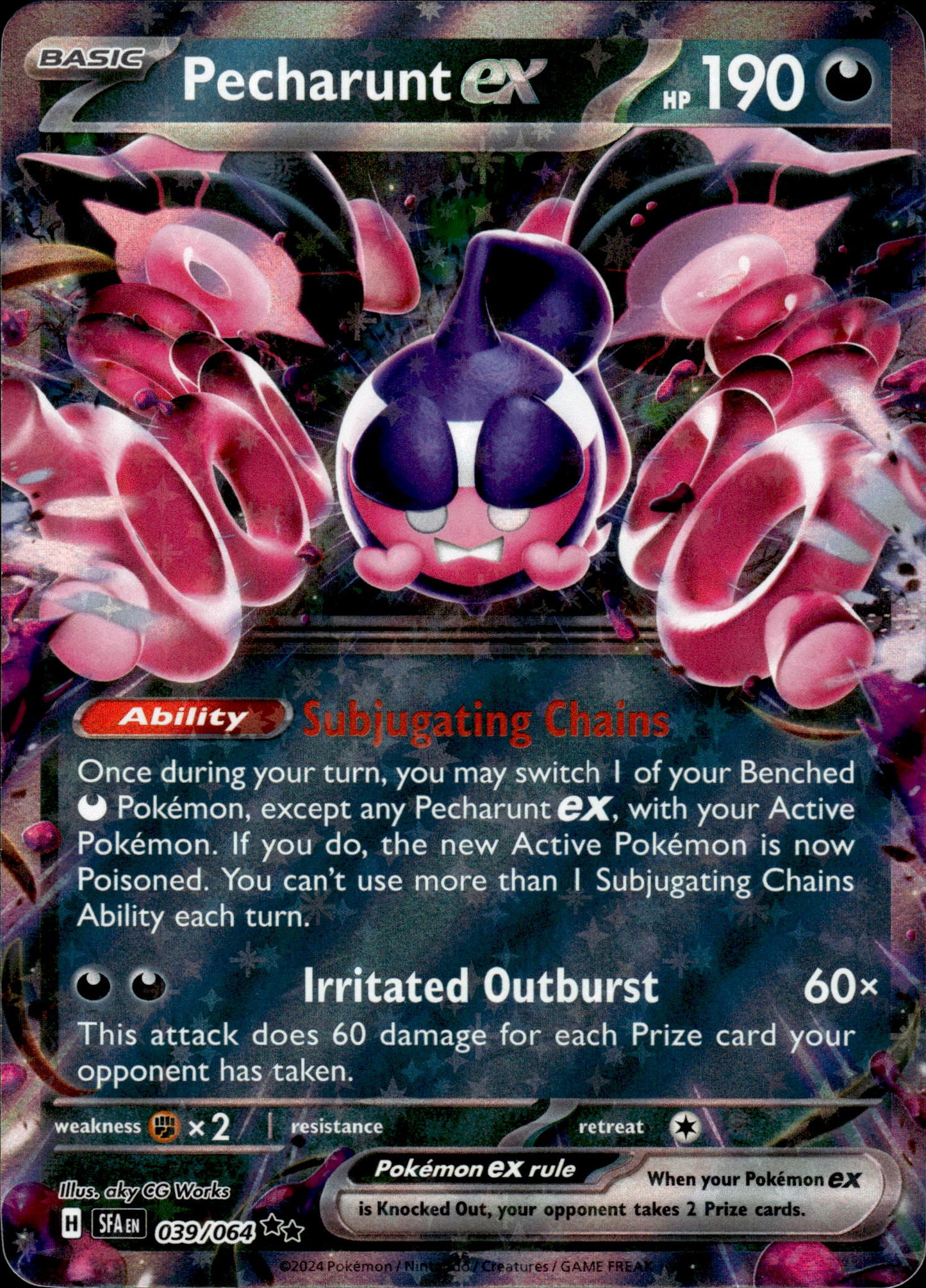 Pecharunt ex - Shrouded Fable 039/064 - Pokemon