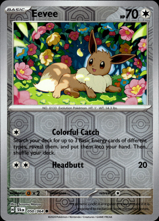 Eevee - Reverse Holo - Shrouded Fable 050/064 - Pokemon