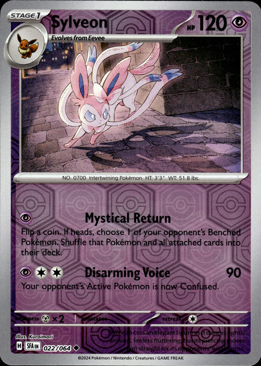 Sylveon - Reverse Holo - Shrouded Fable 022/064 - Pokemon