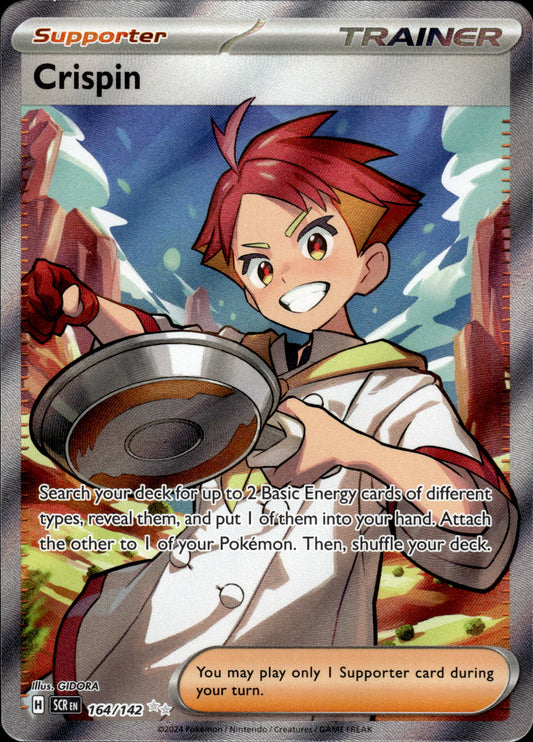 Crispin - Stellar Crown 164/142 - Pokemon