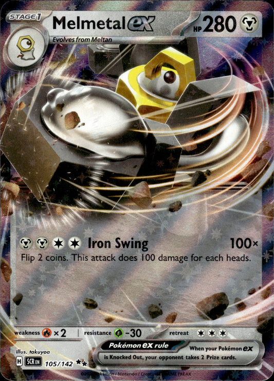Melmetal ex - Stellar Crown 105/142 - Pokemon