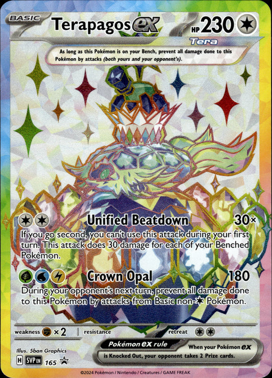 Terapagos ex - Black Star Promo SVP 165 - Pokemon