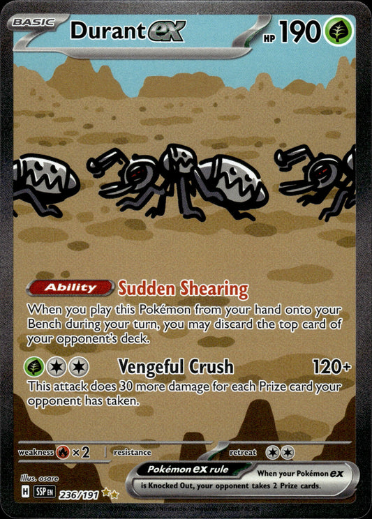 Durant ex - Surging Sparks 236/191 - Pokemon