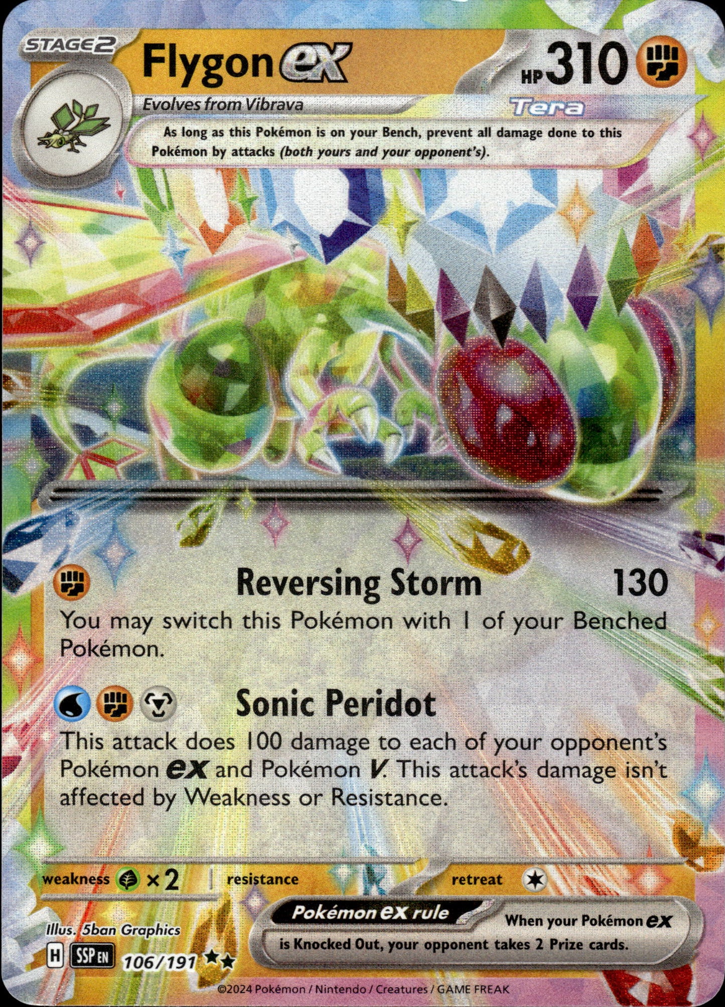 Flygon ex - Surging Sparks 106/191 - Pokemon
