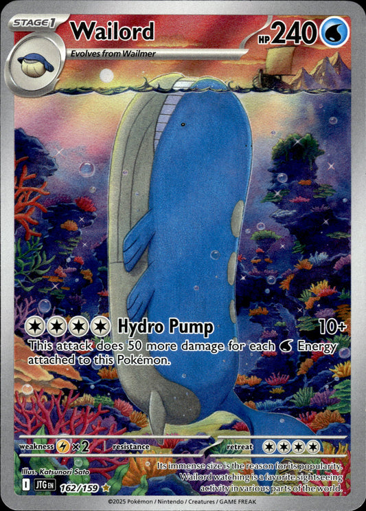 Wailord - Journey Together 162/159 - Pokemon