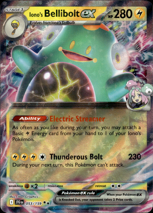 Iono's Bellibolt ex - Journey Together 053/159 - Pokemon
