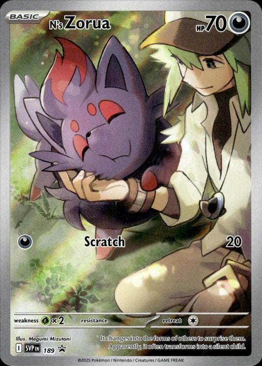 N's Zorua - Black Star Promo SVP 189 - Pokemon