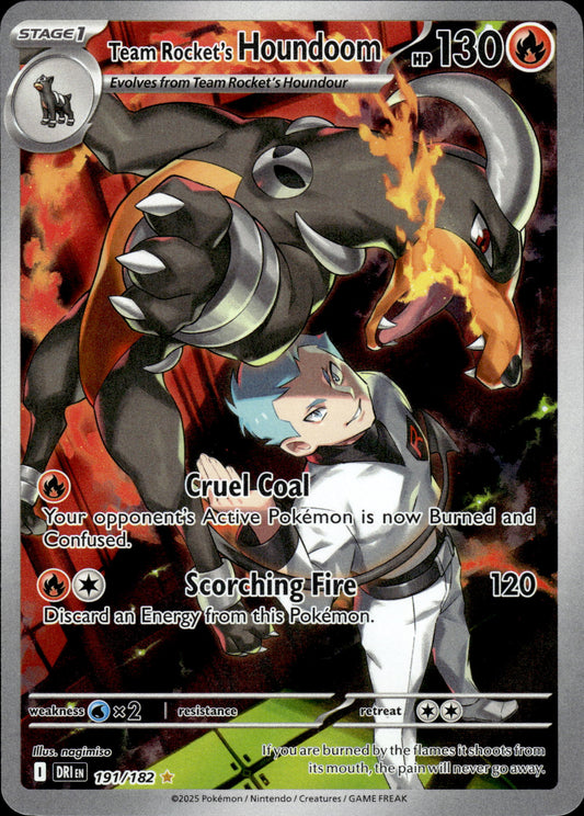 Team Rocket's Houndoom - Destined Rivals 191/182 - Pokemon